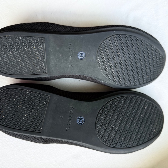 Rothy's Black and Blue Flats - Picture 2 of 3